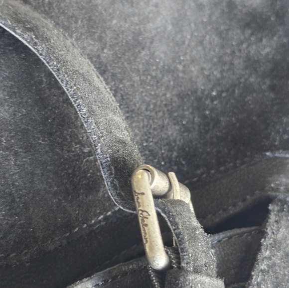 Anthropologie Sam Edelman Suede Ankle Boots 9.5M Myra Women Black Block Heel - Picture 8 of 16